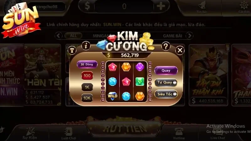Cách chơi slots game Diamond
