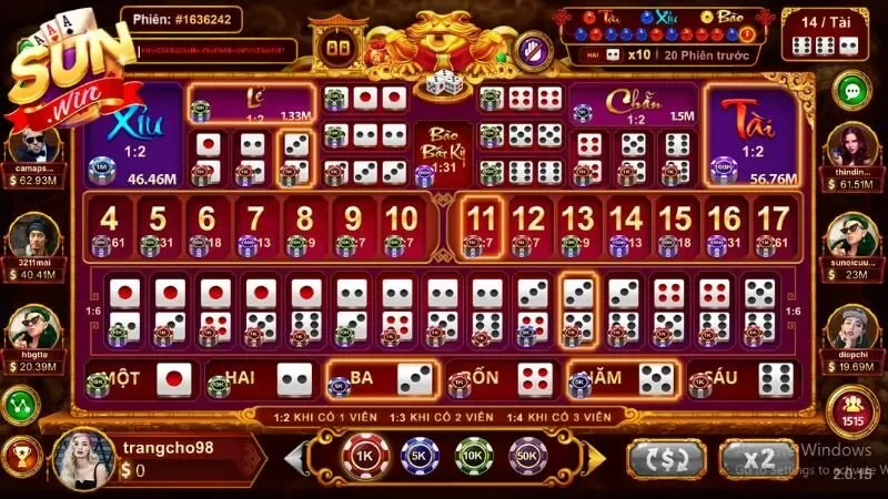 Những điều cần tránh khi chơi Sicbo Tài Phú MD5