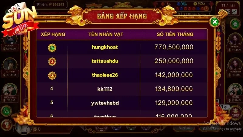 Phương pháp chơi Sicbo Tài Phú MD5 luôn thắng