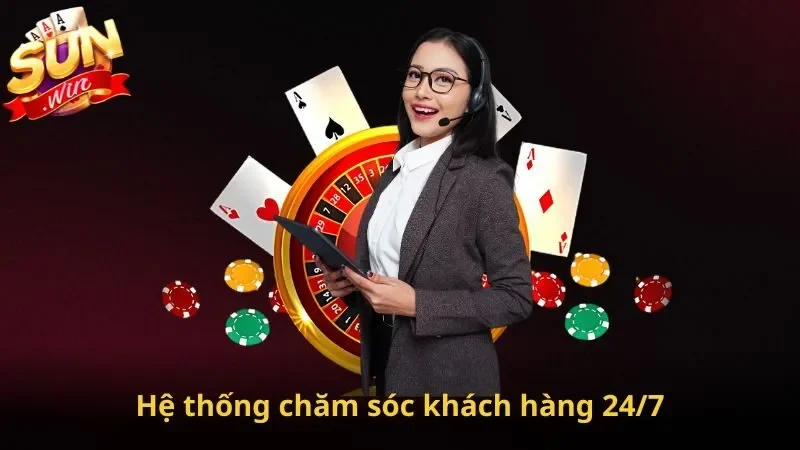 Sân chơi luôn túc trực hỗ trợ thành viên 24/7