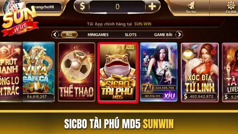 Sicbo Tài Phú MD5 là gì?