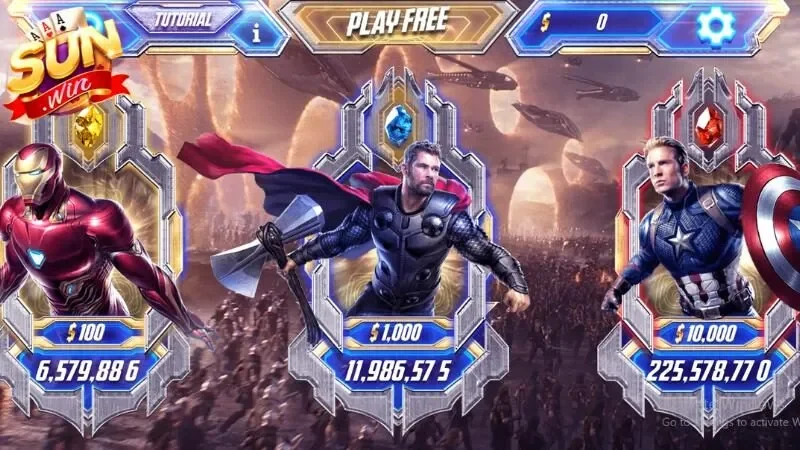 Tận dụng các tính năng đặc biệt trong Avengers nổ hũ